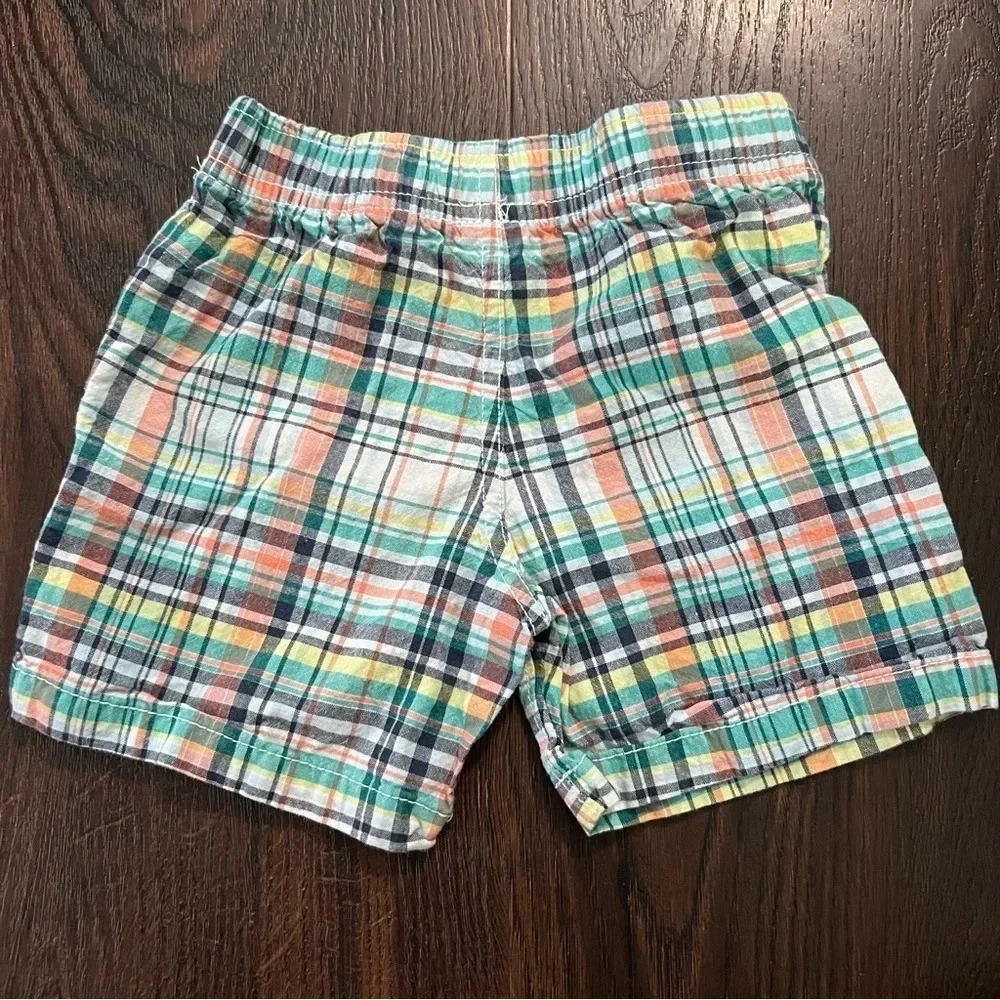 Carters 2T plaid toddler boys shorts
